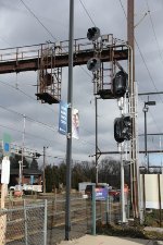 New CSX Eastbound signals at Langhorne station.